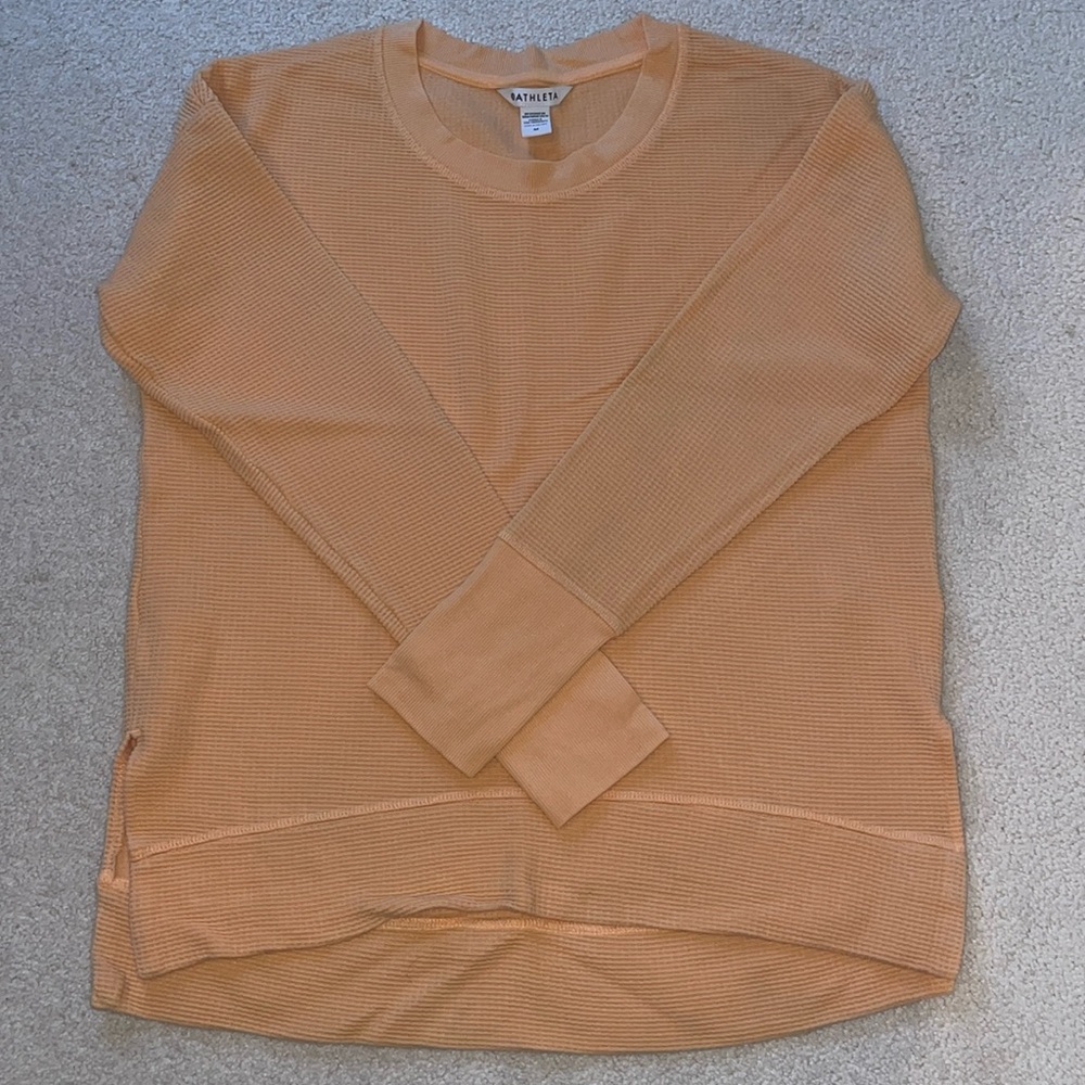 Athleta Coaster Luxe Waffle Sweatshirt, Medium